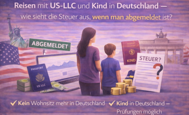 Reisen mit US-LLC und Kind in Deutschland