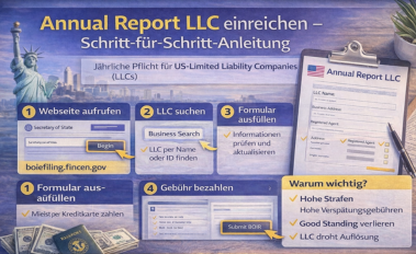 Annual Report LLC einreichen – Schritt für Schritt Anleitung
