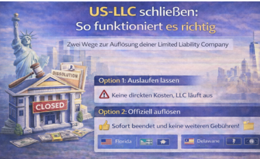 US-LLC schließen: So funktioniert es richtig