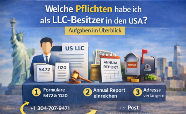 Welche Pflichten habe ich als LLC-Besitzer in den USA?