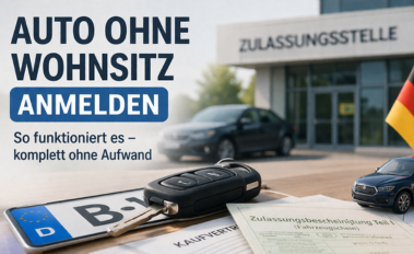 Auto ohne Wohnsitz anmelden