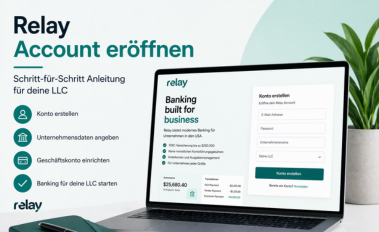Relay Account eröffnen mit US LLC